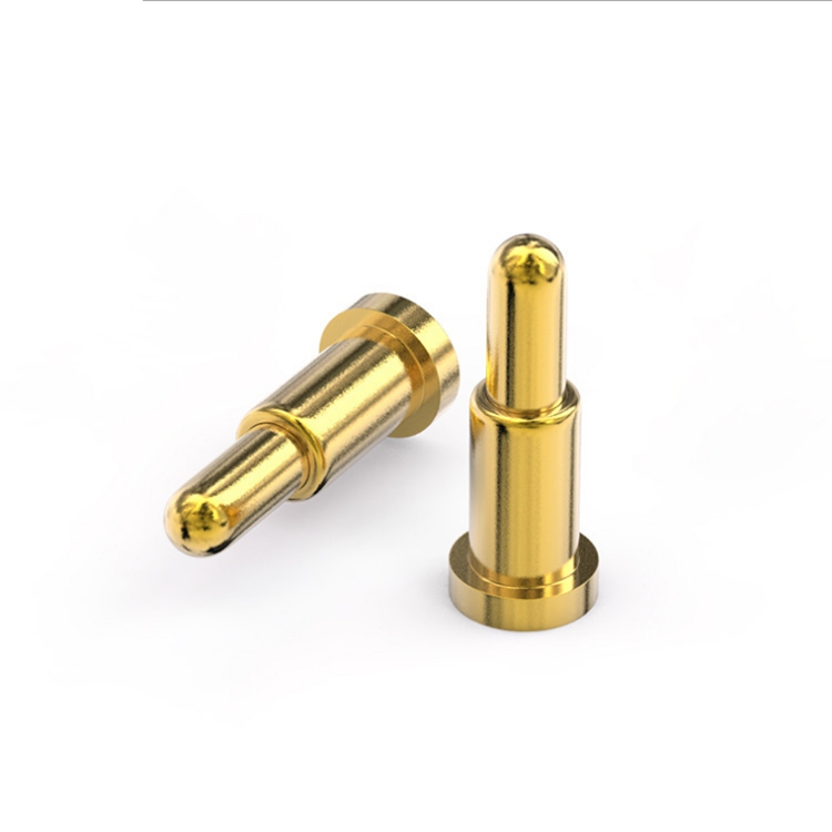 ผู้ผลิตปรับแต่งความยาว 5V2A 12V 2A พินเดี่ยวในการฉีดทองคำขาว POGO PIN PIN PIN ขั้วต่อกันน้ำ