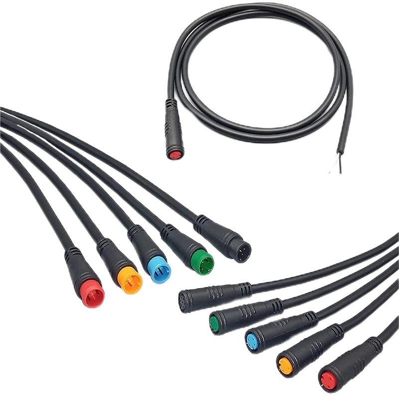 High quality Manufacture 2/3/4/5/6/8/pin Male to Female waterproof cable for Electric bike kit