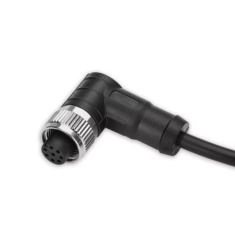Factory OEM High Quality Waterproof Plug 2/3/4/5/6/7/8/10/17 Pin Assembly Cable M12 Circular Connector Cable