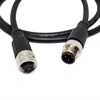 M12 конектор водоустойчив кабел M8 Водоустойчив кабел IP67 IP68 Водоустойчив кръгъл M12 конектор 3 4 5 6 8 PIN конектор