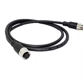 Vysoce kvalitní průmyslový vodotěsný drát a kabel 2/3/4/5/6/8/12/17 pin M12 kabel konektoru vlastní 1-50m