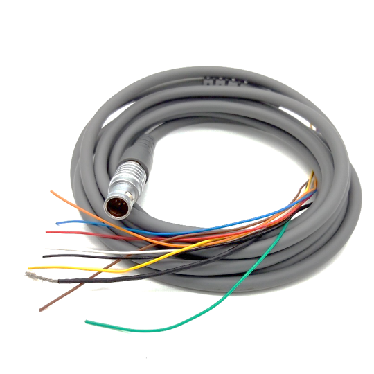 Fábrica IP67 Cable impermeable 1B Push Push Circular Connector de auto -conector 7/8 Pin Cable de alimentación de la solución de cableado personalizado de cableado