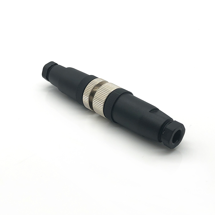 M12 Circular impermeable 3 4 5 pin sensor Cable de enchufe circular femenino macho conector M12