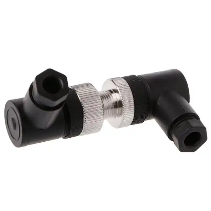 M12-standard connector male and female head screw crimping sensor 4/5/8 pin plug circular plug cable m8 connector