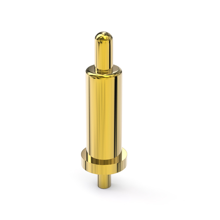 Gold en laiton professionnel-plated 2.0 * 3,5 Bluetooth écouteur Chargement Round Pin Single Smt Gold plaqué POGO CHARGÉ POGO