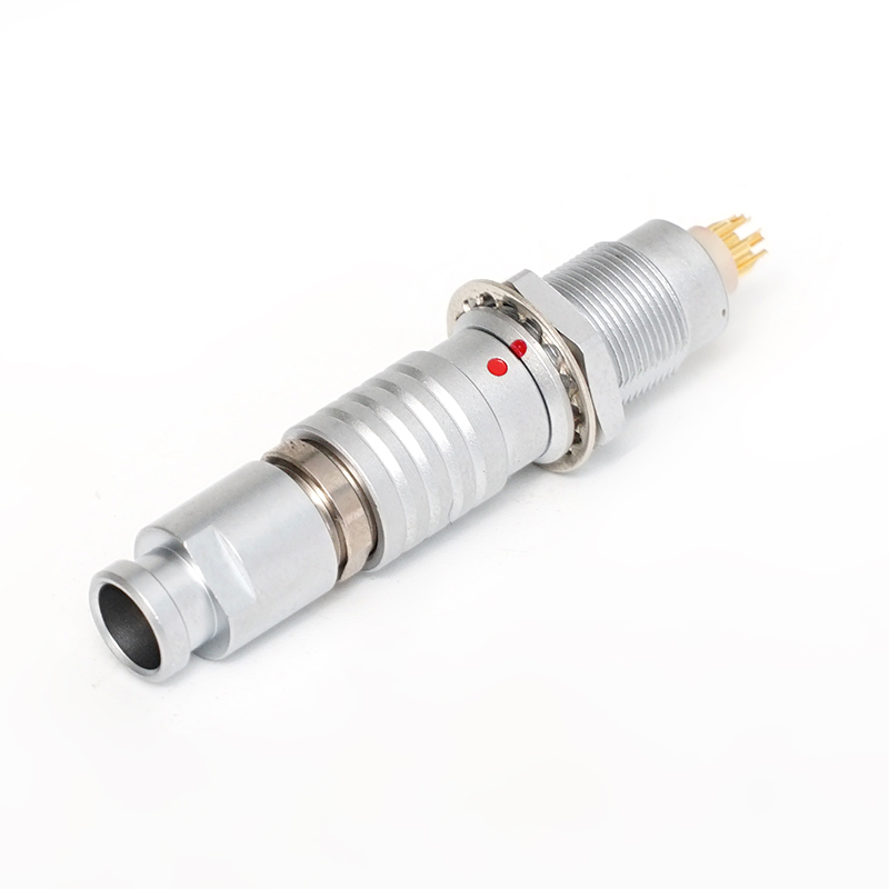 การผลิตระดับมืออาชีพของการกันน้ำคุณภาพสูง 00B/0B/1B/2B ซีรี่ส์ EHG CONNECTOR วงกลม 4 PIN ขั้วต่อซ็อกเก็ตคงที่