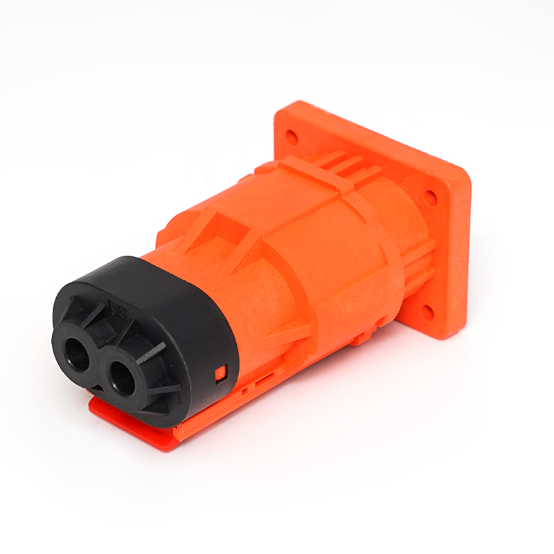 Plastic High Voltage electrical connectors Busbar EV plug and socket 2PIN 2.5mm 4.0mm 6.0mm 10.0mm IP67 HV Automotive Connector