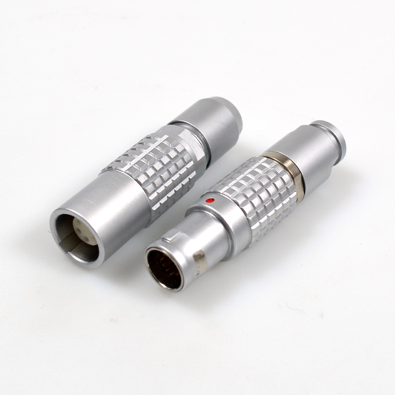 B Series Straight Plug พร้อมสายเคเบิล Collet Anti-Deformation Connector Electrical Connector Push-Pull Connector สำหรับ Avionics